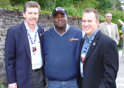 With my son Jeff and baseball great (and good friend) Tony Gwynn at the National Baseball Hall of Fame induction weekend in Cooperstown, NY. July 2007.