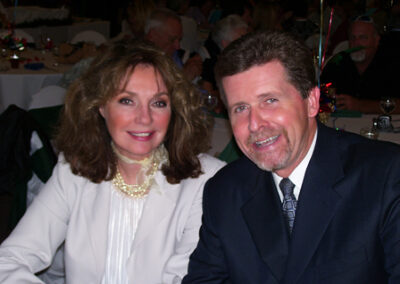 With good friend (and author/actress/speaker) Jennifer O'Neill at the Set Free Ministries dinner, Alpine, CA September 2007.