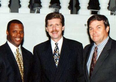 Honored to hang out with some heroes! Rep. J.C. Watts and Rep. Duncan Hunter. (Late 1990's)