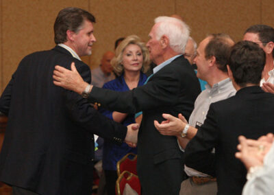 Reaction after delivering the keynote speech at Spacefest III, June 2011, Tucson, AZ.