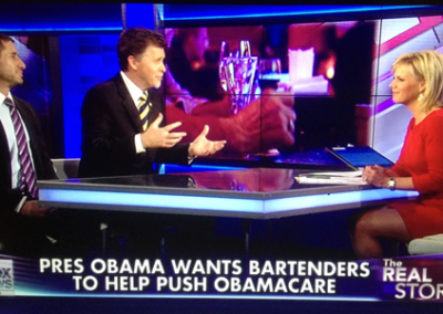 On Fox News Channel's "The Real Story with Gretchen Carlson" (debating Democratic strategist Bernard Whitman). (December 2013)