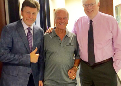 With the legendary Pat Boone and Dennis Prager (also legendary :) after Pat and I did a special recording project at Salem Media in Los Angeles...June 2015.