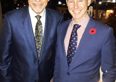 With the brilliant Daniel Hannan from the UK at the Reagan Ranch Center. He was the keynote speaker for the Presidents Club Weekend. Daniel is an essential force in the "Brexit" movement. He also knows more about California history than most Californians. MORE: https://en.wikipedia.org/wiki/Daniel_Hannan Photo: Brent Baker, November 2017.