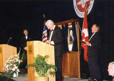 "Dueling Podiums" (with Kelleher) at International Aerospace Event