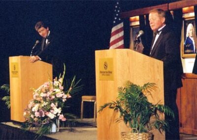 "Dueling Podiums" (with Kelleher) at International Aerospace Event